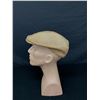 Image 2 : Vintage 1990's Scala Dorfman Genuine Leather Cabbie Flat Cap- Size L/XL