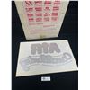 Image 2 : 1960's Never Used Service Station Kit Window Decals