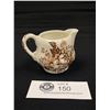 Image 2 : Clarice Cliff Miniature Cream Jug Plus Lovely Old Birks Mother of Pearl and Silver Cheese Knife