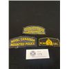 Image 2 : Lot of Vintage RCMP Cloth Shoulder Titles