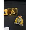 Image 2 : Vintage RCMP Belt with Buckle and Cap Badge