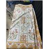 Image 2 : 3 Vintage Tablecloth with Beautiful Flower Patterns. All 3 Tablecloths are Clean and without Damage