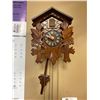 Image 2 : Nice German Made Cuckoo Clock with 2 Weights in Good Working Order with Key  Plus Miniature Cuckoo C