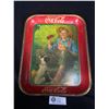 Image 1 : 1931 Coca Cola Drink Tray  10.5" x 13.5" Dog and Boy