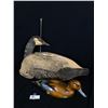 Image 1 : Vintage Canada Goose Decoy and Decorative Duck.