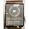 Image 2 : United States Department of The Army Maine Garrison Signs Nicely Framed