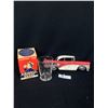 Image 1 : Vintage Sloppy Joe Dribble Glass in Original Box Plus Car Wall Art