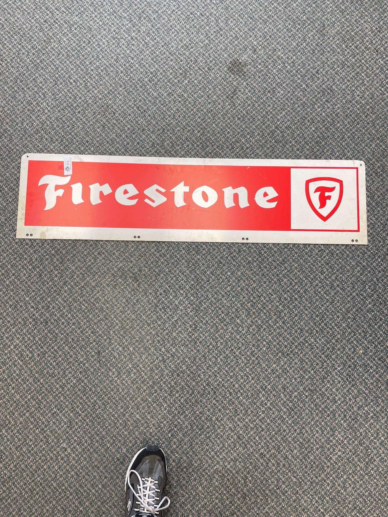 Tire Rack Sign Vintage 48 x 12