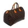 Image 3 : Louis Vuitton Brown Monogram Canvas Speedy 35cm Satchel Bag