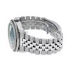 Image 8 : Rolex Mens SS 36 Blue Vignette Diamond & Ruby Channel Set Diamond Datejust