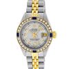 Image 2 : Rolex Ladies 2 Tone Slate Grey Diamond 26MM Datejust Wristwatch