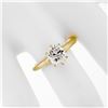 Image 4 : Antique Victorian 14k Gold GIA 1.41 ctw Old Mine Diamond Solitaire Engagement Ri