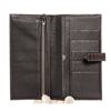 Image 6 : Hermes Black Alligator Leather Bearn Wallet