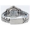 Image 5 : Rolex Ladies Stainless Steel Green Emerald & Diamond Datejust Wristwatch