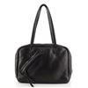 Image 2 : Prada Black Padded Nappa Leather Medium Bowler Bag