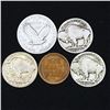 Image 2 : 5 Misc Coins UNCIRCULATED