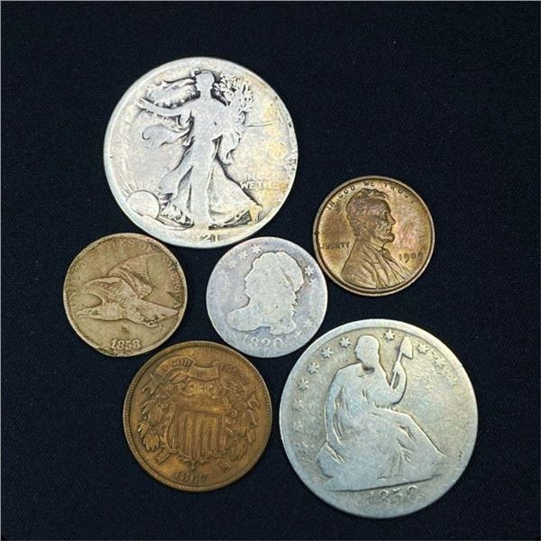 6 Misc Coins UNCIRCULATED