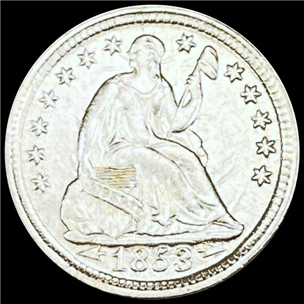 1853 'Arrows' Seated Liberty Half Dime