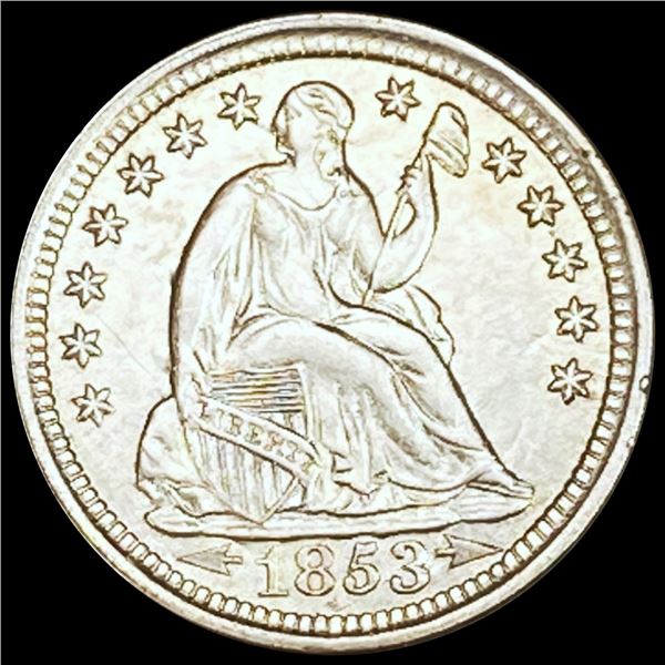 1853 'Arrows' Seated Liberty Half Dime