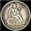 Image 1 : 1874 'Arrows' Seated Liberty Dime LIGHTLY