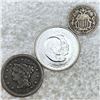 Image 1 : 3 Misc Coins NEARLY UNCIRCULATED