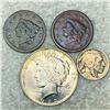 Image 1 : 4 Misc Coins CLOSELY UNCIRCULATED