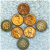 Image 1 : (8) Misc. Pennies  UNCIRCULATED