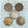 Image 1 : 5 Misc Coins LIGHTLY CIRCULATED
