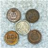 Image 2 : 5 Misc Coins LIGHTLY CIRCULATED