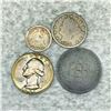 Image 1 : 4 Misc Coins LIGHTLY CIRCULATED