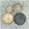 Image 2 : 4 Misc Coins LIGHTLY CIRCULATED