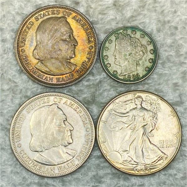 4 Misc Coins UNCIRCULATED