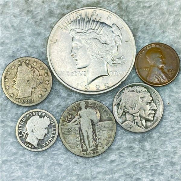 6 Misc Coins CLOSELY UNCIRCULATED