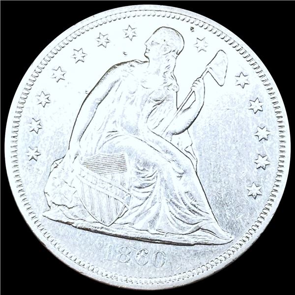 1860-O Seated Liberty Dollar UNCIRCULATED