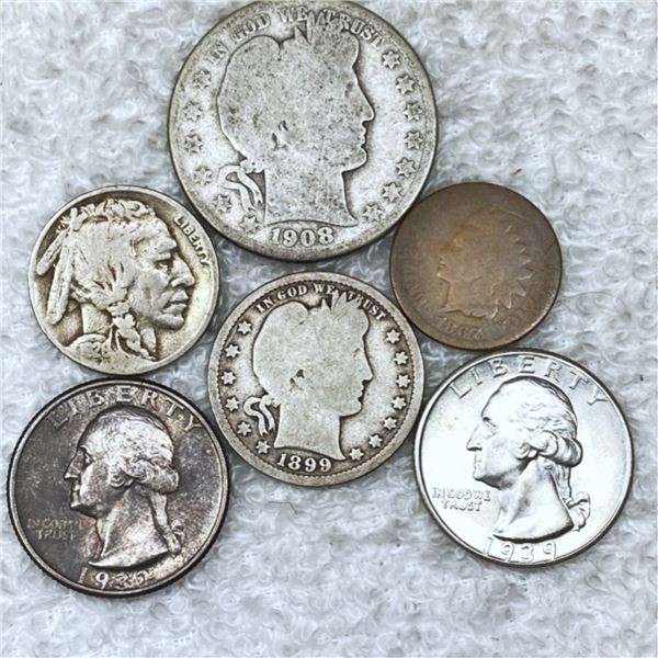 5 Misc Coins LIGHTLY CIRCULATED