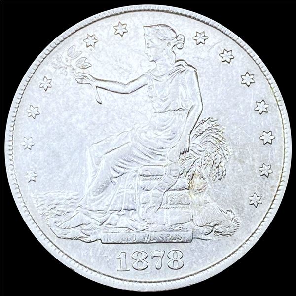 1878-S Silver Trade Dollar CLOSELY UNCIRCULATED