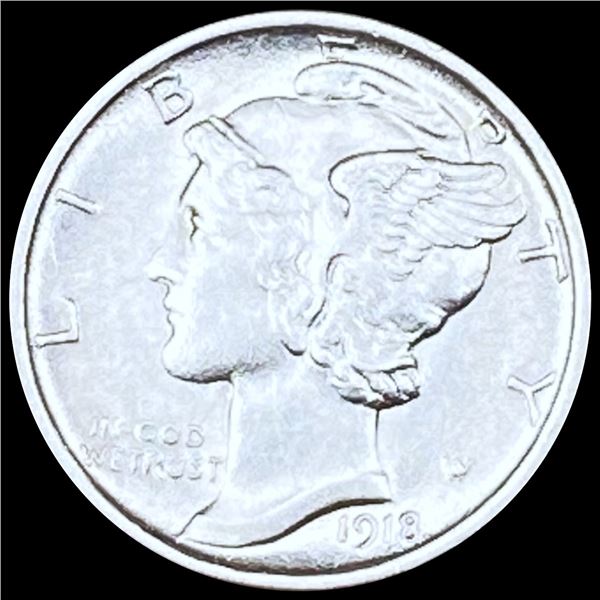 1918-D Mercury Dime UNCIRCULATED