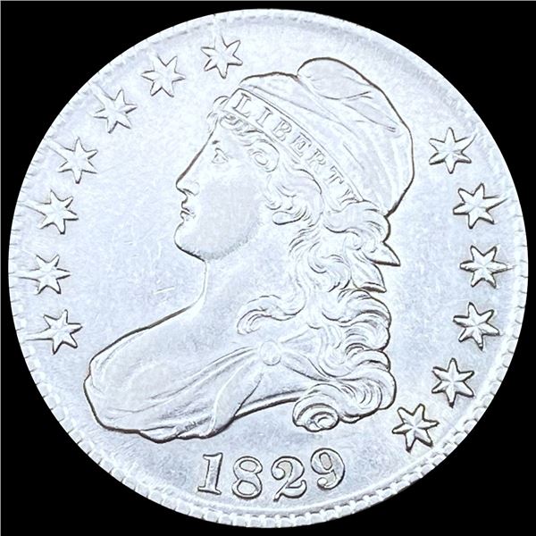 1829 Capped Bust Half Dollar CLOSELY UNCIRCULATED