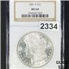 Image 1 : 1881-S Morgan Silver Dollar NGC - MS64