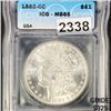 Image 1 : 1882-CC Morgan Silver Dollar ICG - MS65