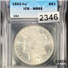 Image 1 : 1882-CC Morgan Silver Dollar ICG - MS65