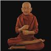 Image 1 : Hand Carved Lifelike Thai Monk Do Statue (CLB-072)
