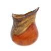 Image 1 : Afzelia Burl RARE Hand Carved Vase (DEC-209)