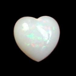 0.11ct. Natural Opal Heart Gem 4mm RETAIL $235 (GEM-6426)