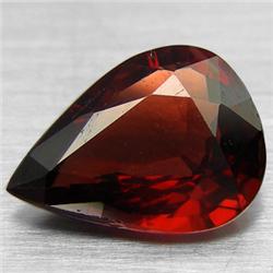 0.89ct. Blazingly Gorgeous Pear Red Garnet RETAIL $500 (GEM-6793)