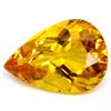 Image 1 : 2.91ct. Sparkling Yellow Citrine Pear RETAIL $450 (GEM-6805)