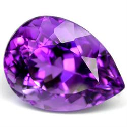 0.82ct. Lucious Natural Amethyst Pear RETAIL $300 (GEM-6825)