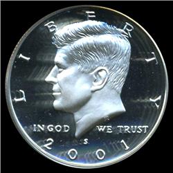 2001S US Kennedy Proof Silver Half Coin GEM (COI-3863)