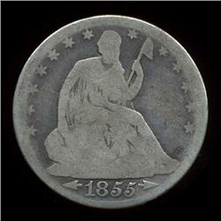 1855O Seated Half  (COI-3923)