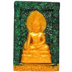 57.55ct. Green Sapphire Buddha Amulet Figure Statue RETAIL $900 (GEM-2971)